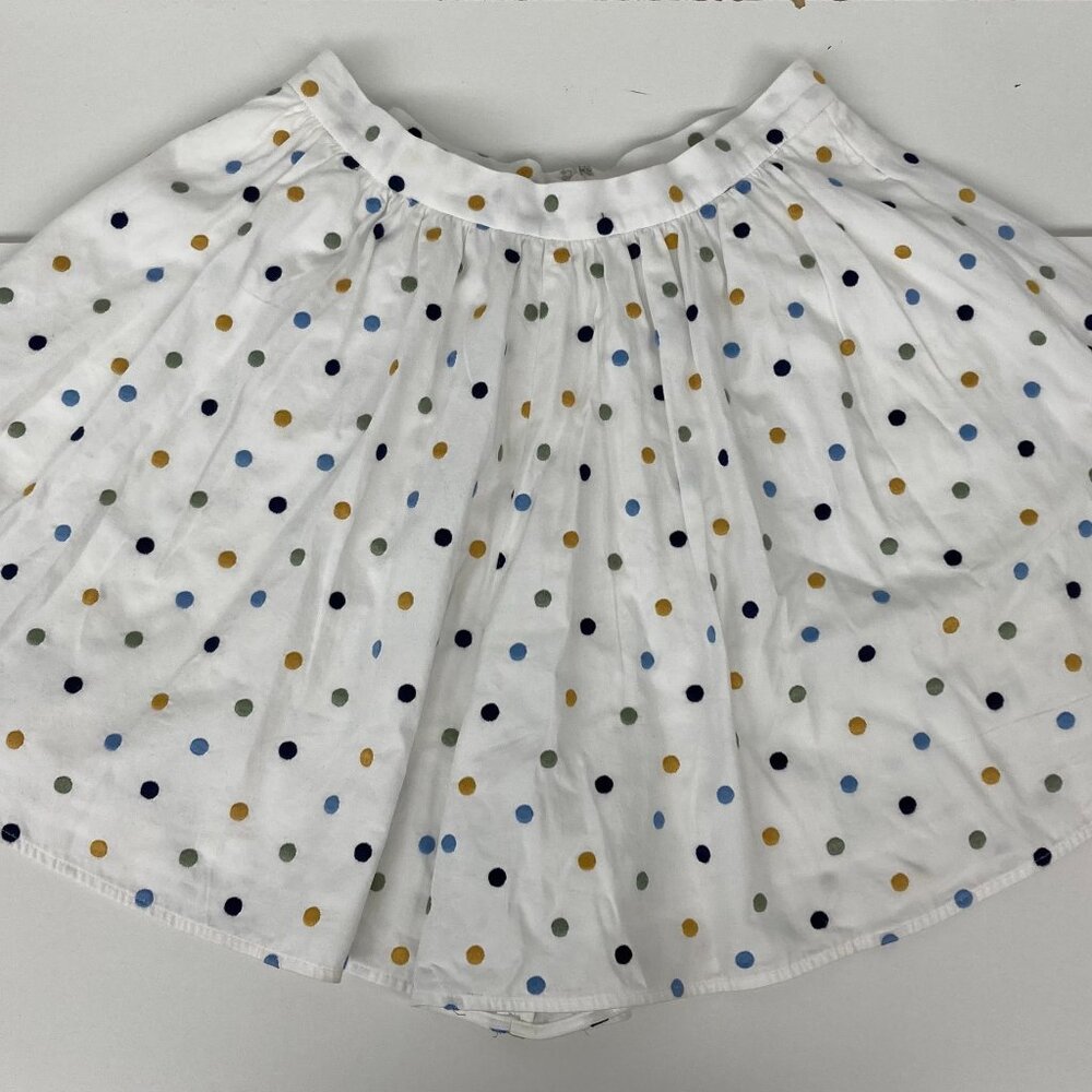 Prose & Poetry White Polka Dot Skort